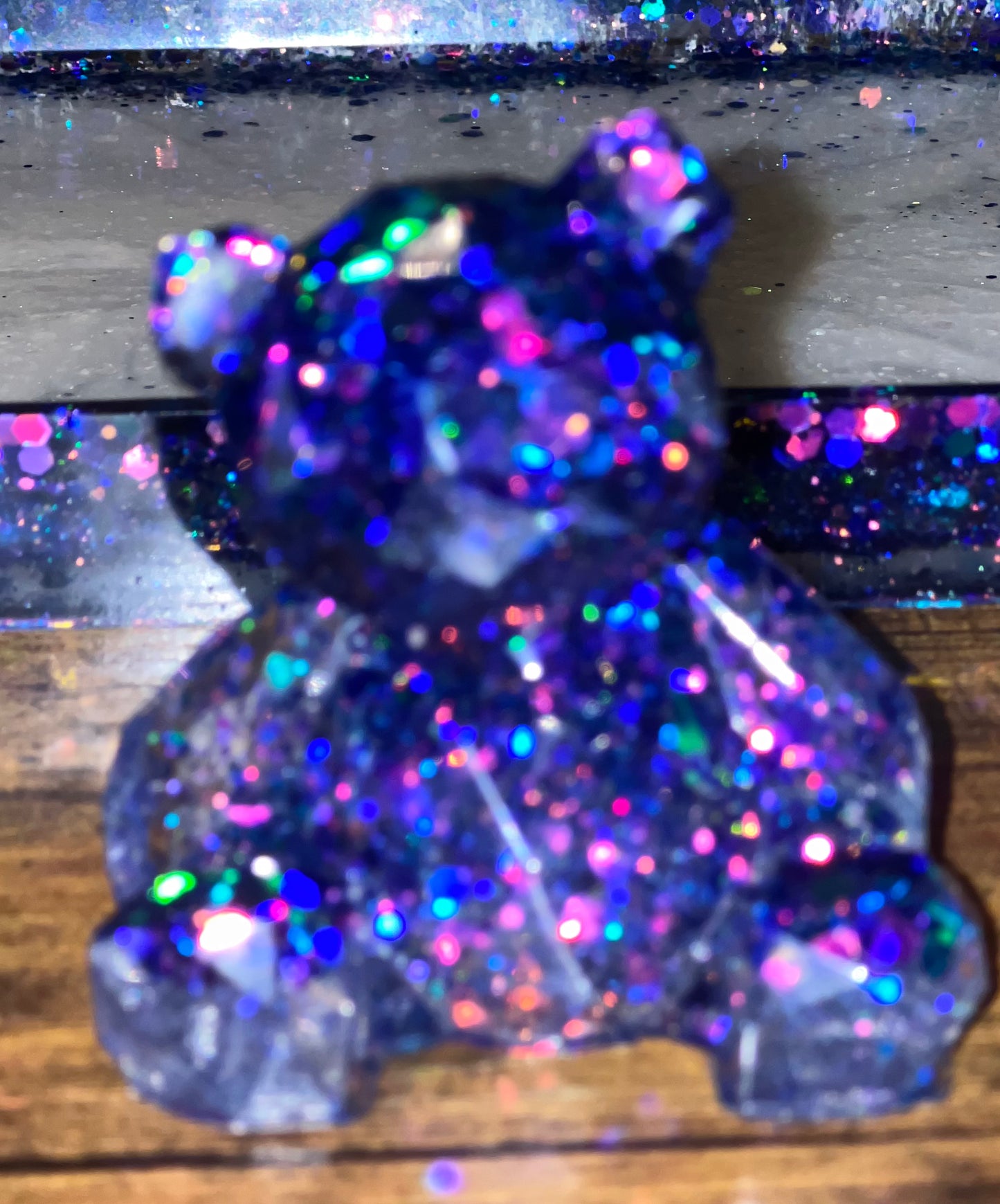 HALOGRAPHIC INDIGO BEAR
