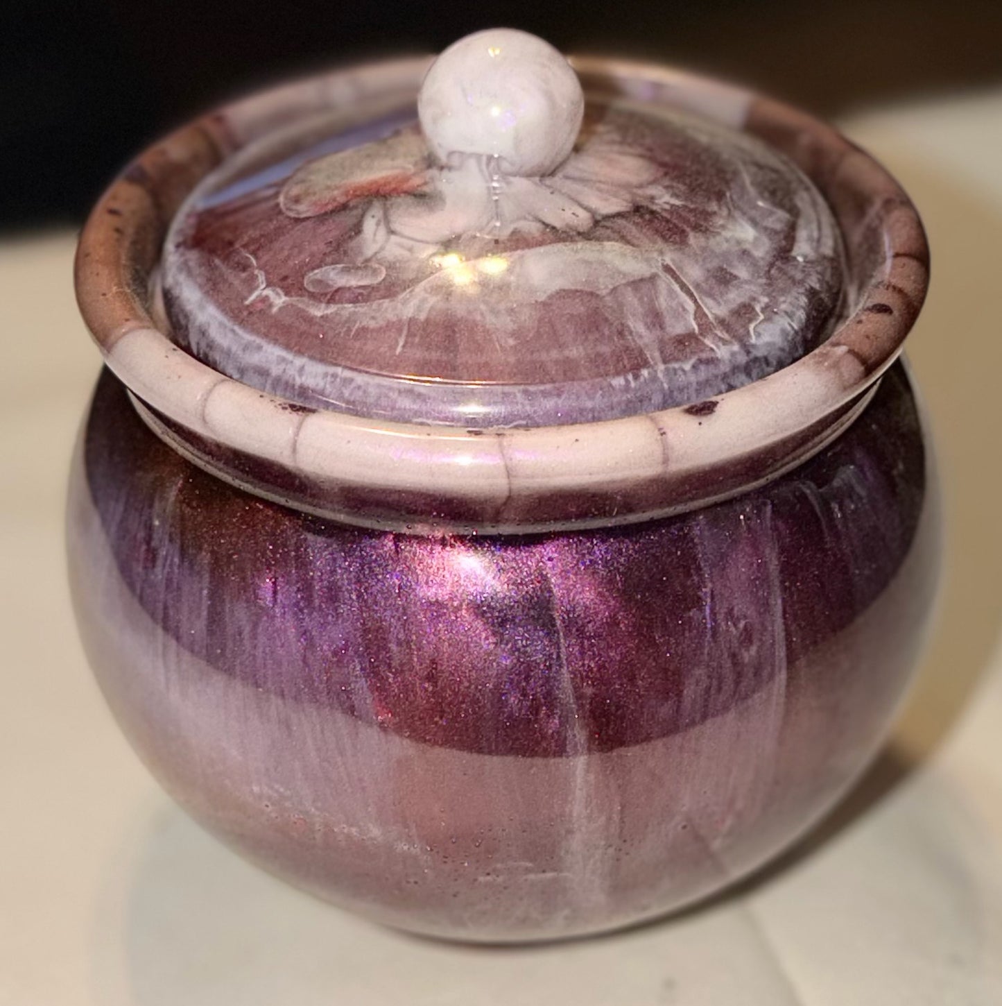 LARGE HONEY POT