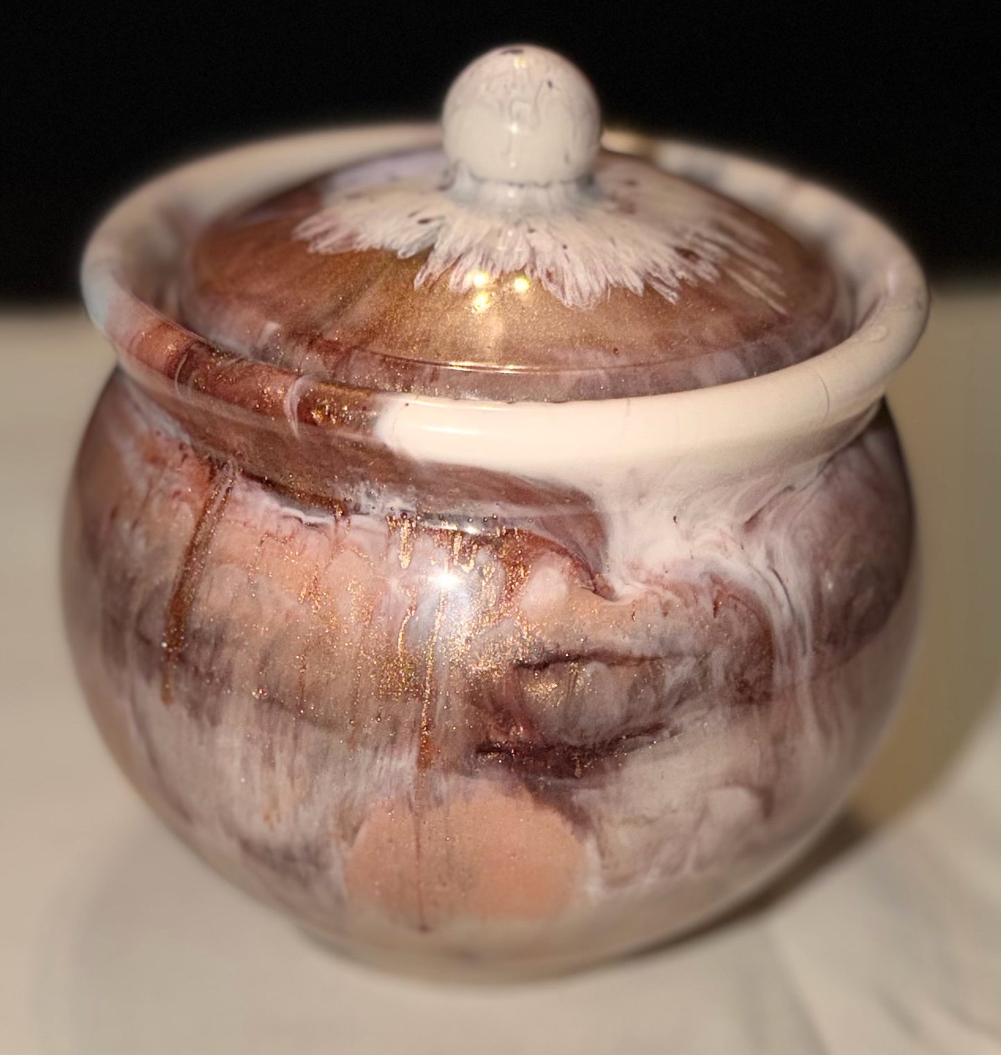 LARGE HONEY POT